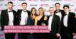 Professional team of accountants winning an industry award.